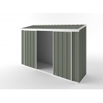 EasyShed Skillion Narrow Slider Garden Shed 3.75m x 0.78m x 1.95m ENSL-D3808